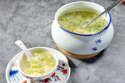 丝瓜肉片汤