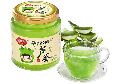蜂蜜芦荟茶